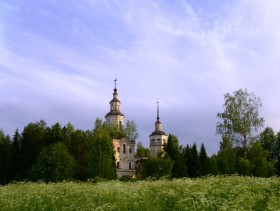 Покрово (Покровское), урочище. Церковь Покрова Пресвятой Богородицы