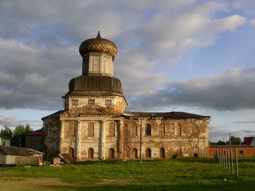 Церковь Преображения Господня, Ижма (Ижемский район, Республика Коми). фасады, вид с севера
