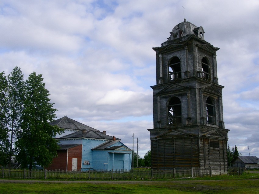 Церковь Собора Пресвятой Богородицы, Мошъюга (Ижемский район, Республика Коми). фасады, вид с северо-запада