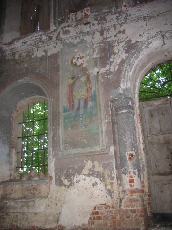 Церковь Константина и Елены, Нагорное (Ряжский район, Рязанская область). интерьер и убранство