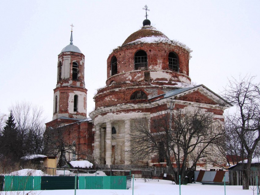 Церковь Рождества Христова, Истье (Старожиловский район, Рязанская область). фасады, вид с юго-востока