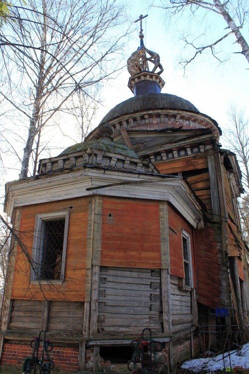 Богомолово. Церковь Николая Чудотворца. фасады