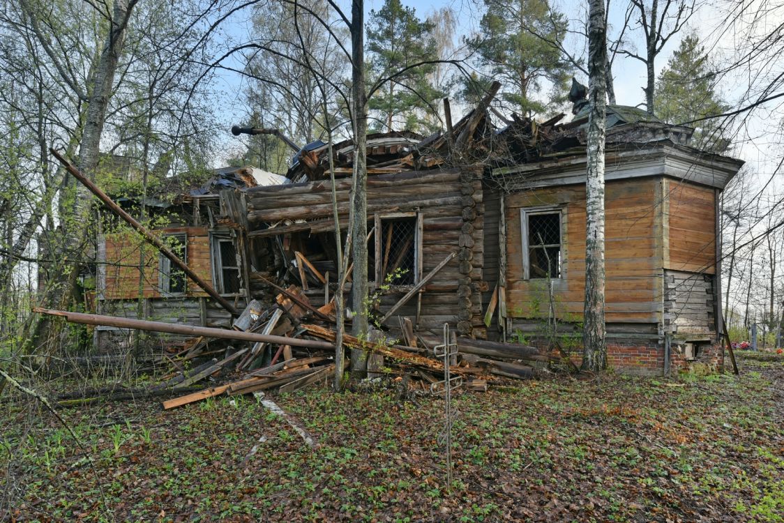 Церковь Николая Чудотворца, Богомолово (Городецкий район, Нижегородская область). фасады, Вид с юго-востока