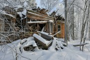 Церковь Николая Чудотворца, Разрушения южного фасада<br>, Богомолово, Городецкий район, Нижегородская область