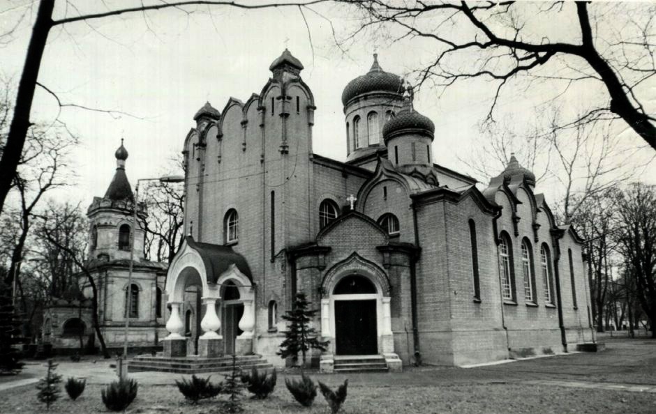 Каунас. Собор Благовещения Пресвятой Богородицы. архивная фотография, Фото 1980-х годов из приходского архива