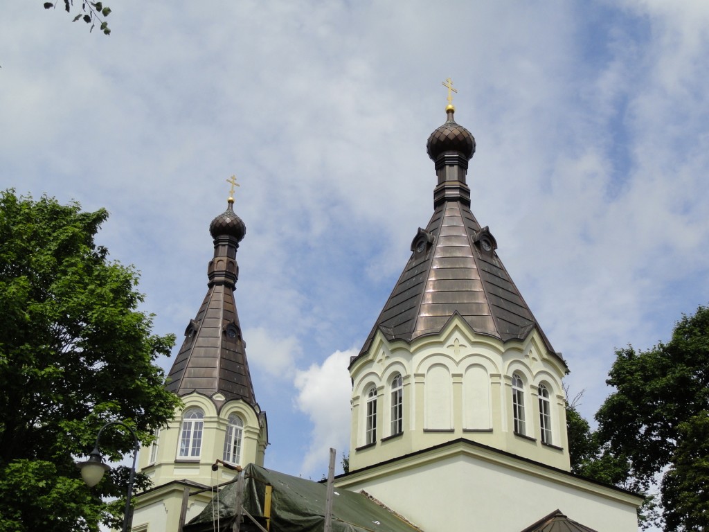 Тракай. Церковь Рождества Пресвятой Богородицы. архитектурные детали