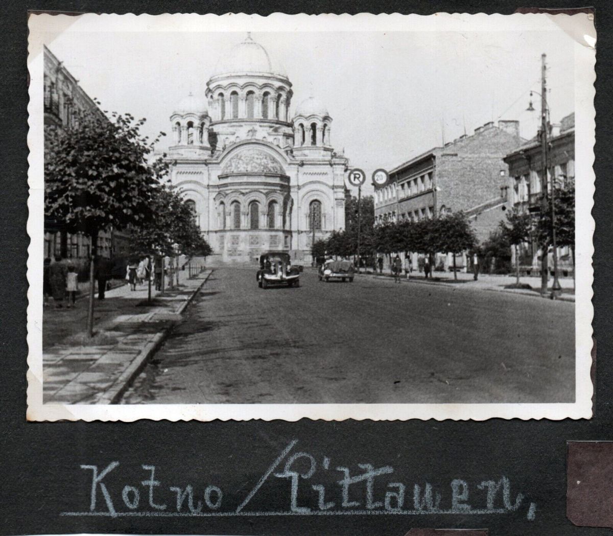 Каунас. Собор Петра и Павла. архивная фотография, Вид на абсиду. Фото 1941 г. с аукциона e-bay.de