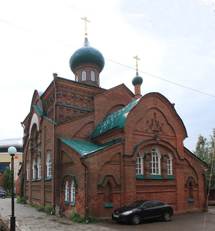 Церковь Казанской иконы Божией Матери, Вахитовский район (Казань, город, Республика Татарстан). фасады, Вид на восточный и южный фасады