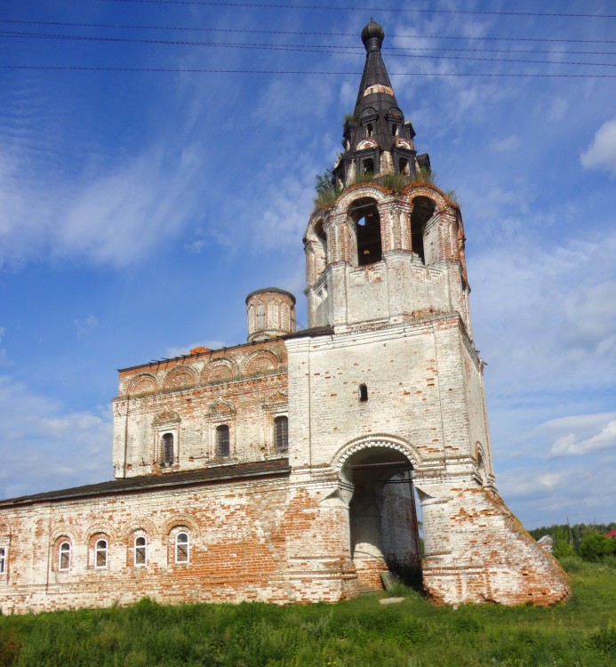 Кириково. Церковь Успения Пресвятой Богородицы. фасады