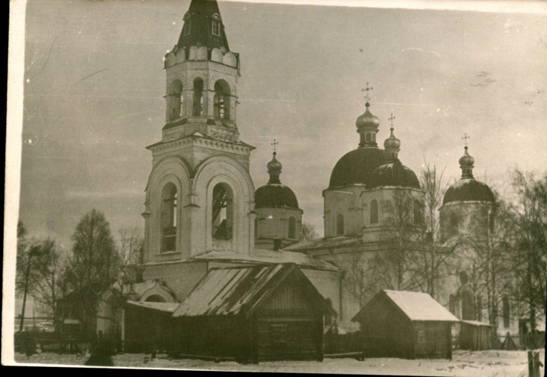 Церковь Казанской иконы Божией Матери, Роженцово (Шарангский район, Нижегородская область). архивная фотография, Из наследия прот. Серафима Исупова