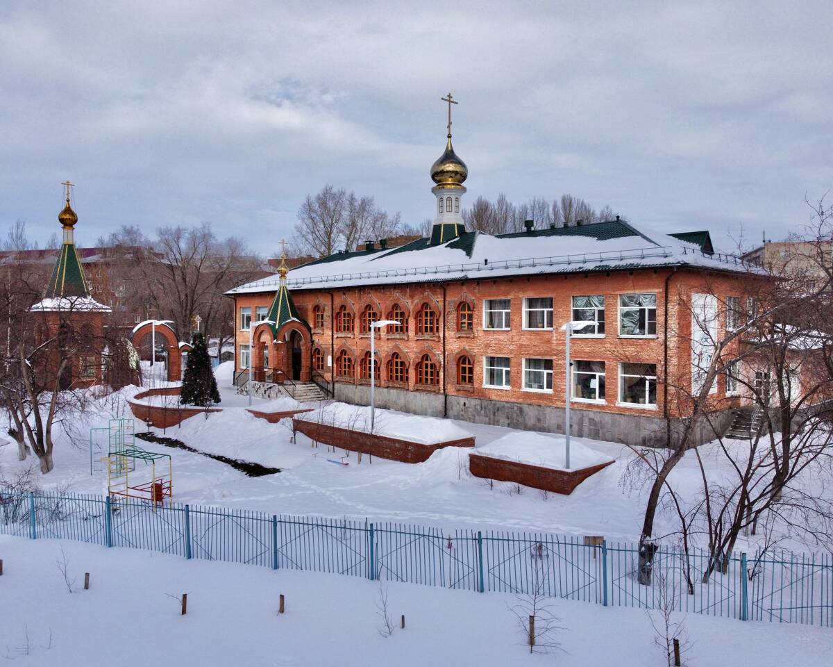Домовая церковь Татианы Римской при ОмГУ им. Ф.М. Достоевского, Омск (Омск, город, Омская область). фасады