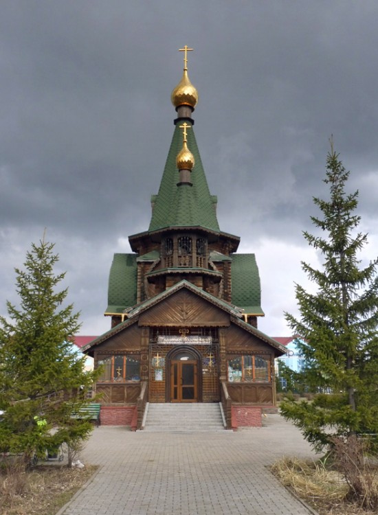 Церковь Всех Святых в Казачьем сквере, Омск (Омск, город, Омская область). фасады, Западный фасад