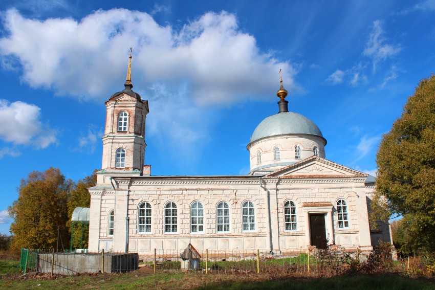 Церковь Илии Пророка, Рыченки (Перемышльский район, Калужская область). фасады, Вид с юга