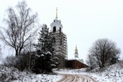 Церковь Троицы Живоначальной, Сезон работ 2019г. - восстановление колокольни. <br>, Ошлань, Богородский район, Кировская область