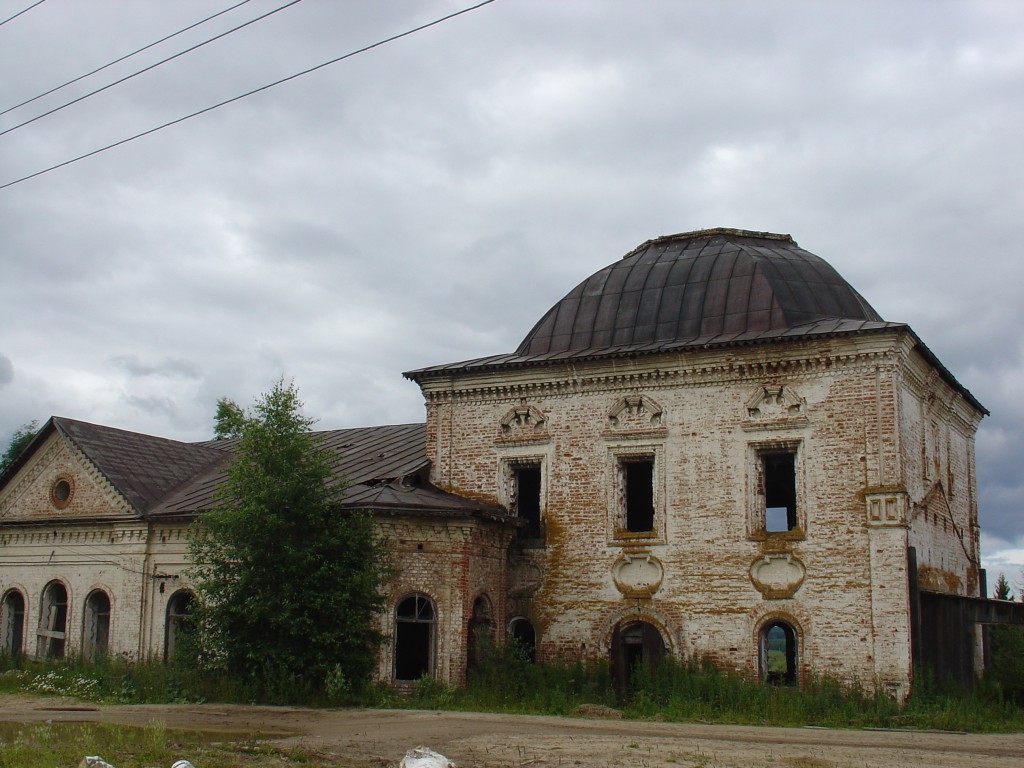 Церковь Владимирской иконы Божией Матери, Теплогорье (Великоустюгский район, Вологодская область). фасады