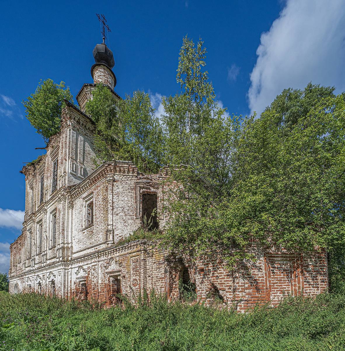 фасады. Церковь Преображения Господня, Ярокурье (Котласский район и г. Котлас, Архангельская область)