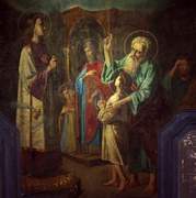 Церковь Василия Великого, Покров (фрагмент)<br>, Обрадово, Великоустюгский район, Вологодская область