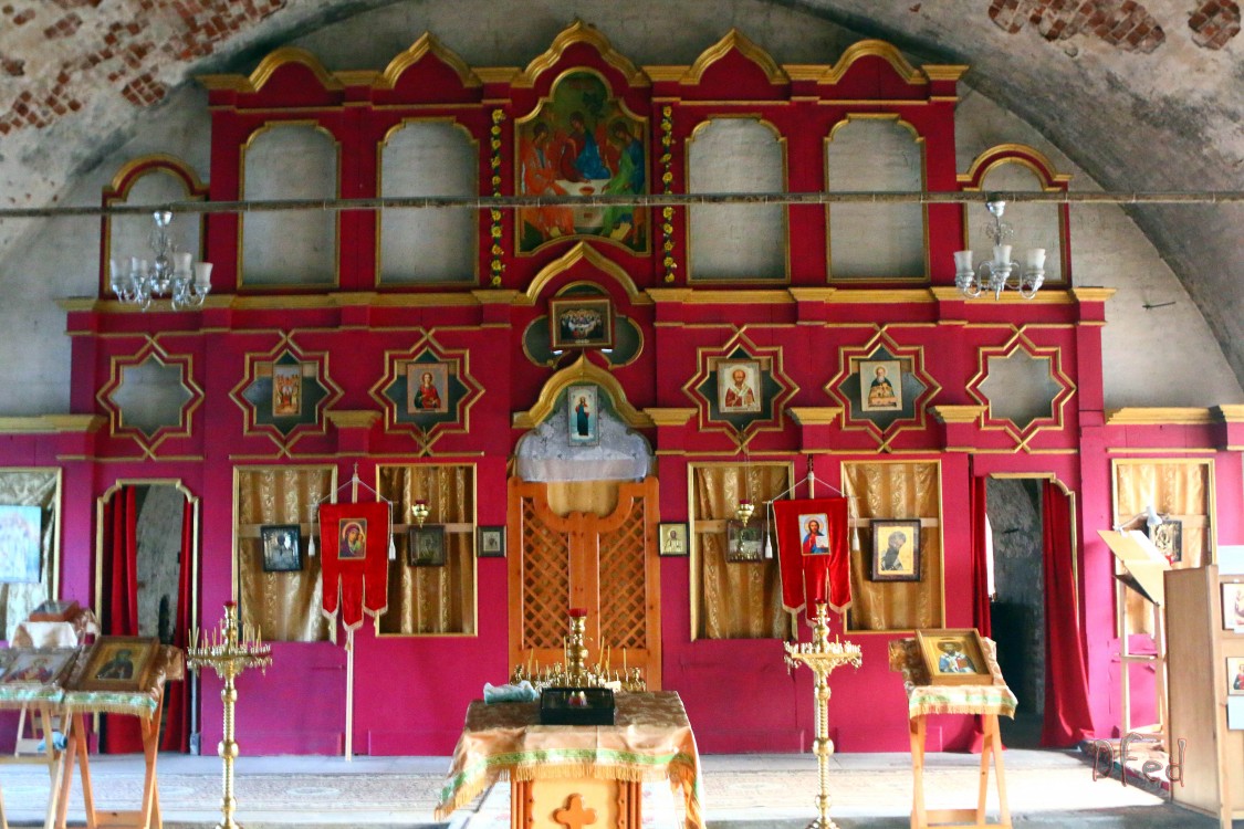 Удима. Церковь Василия Великого. интерьер и убранство