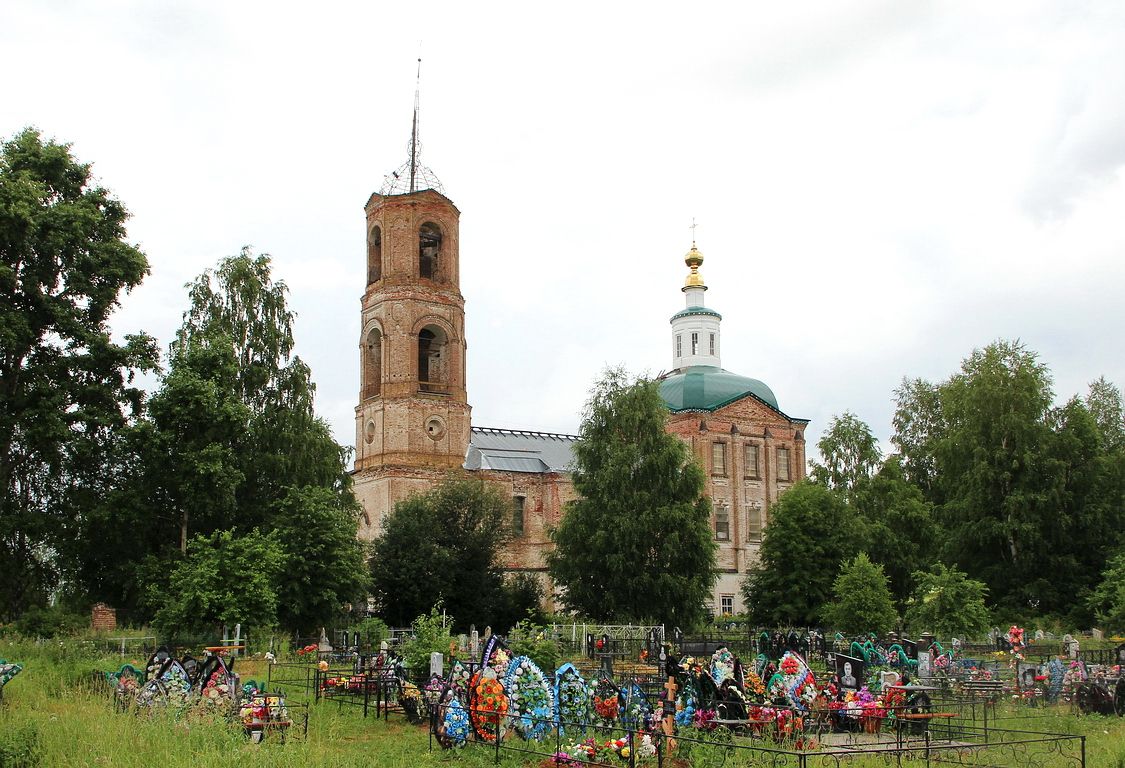 Удима. Церковь Василия Великого. фасады, Вид с юго-запада.