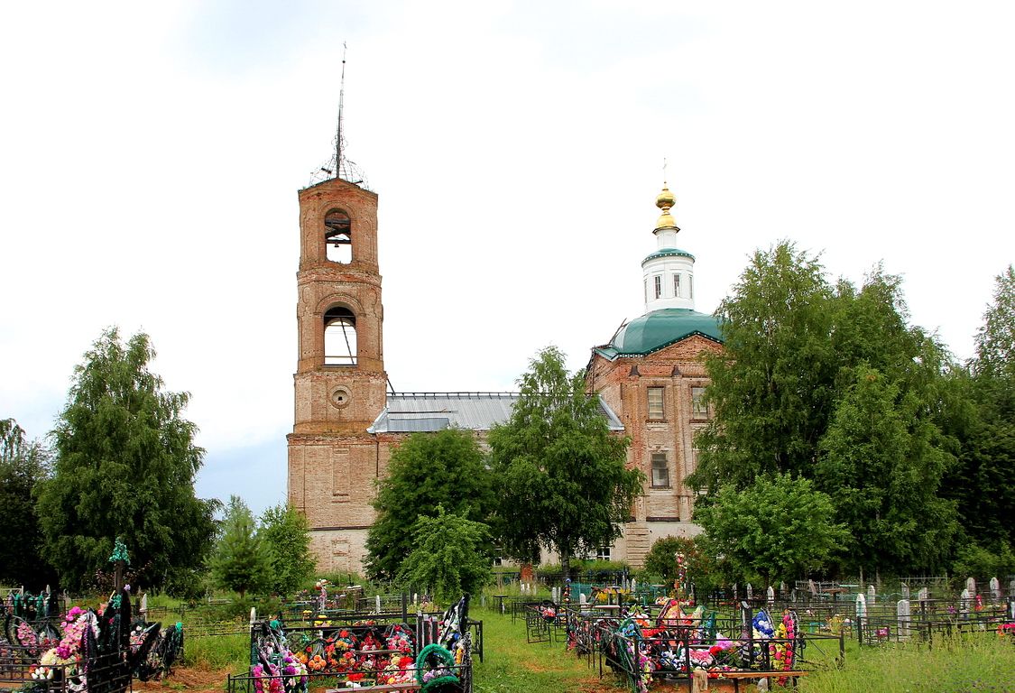 Удима. Церковь Василия Великого. фасады, Вид с юга.