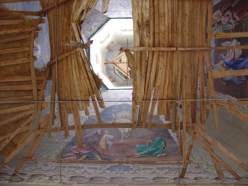 Шолга. Церковь Троицы Живоначальной. интерьер и убранство, 2005