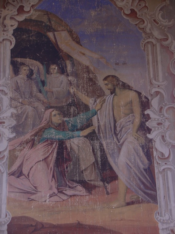 Церковь Троицы Живоначальной, Шолга (Подосиновский район, Кировская область). интерьер и убранство, Сюжет храмовой росписи: Воскресение Христово