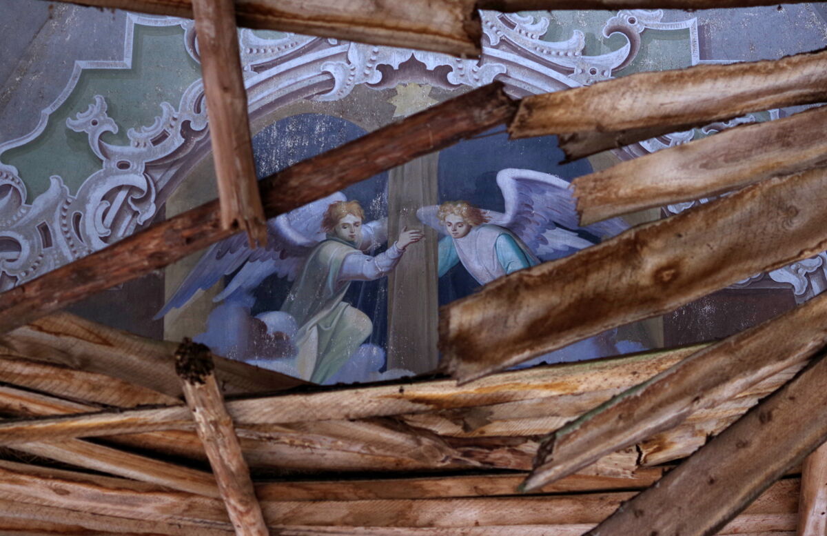 Церковь Троицы Живоначальной, Шолга (Подосиновский район, Кировская область). интерьер и убранство, Основное помещение, 2-й этаж