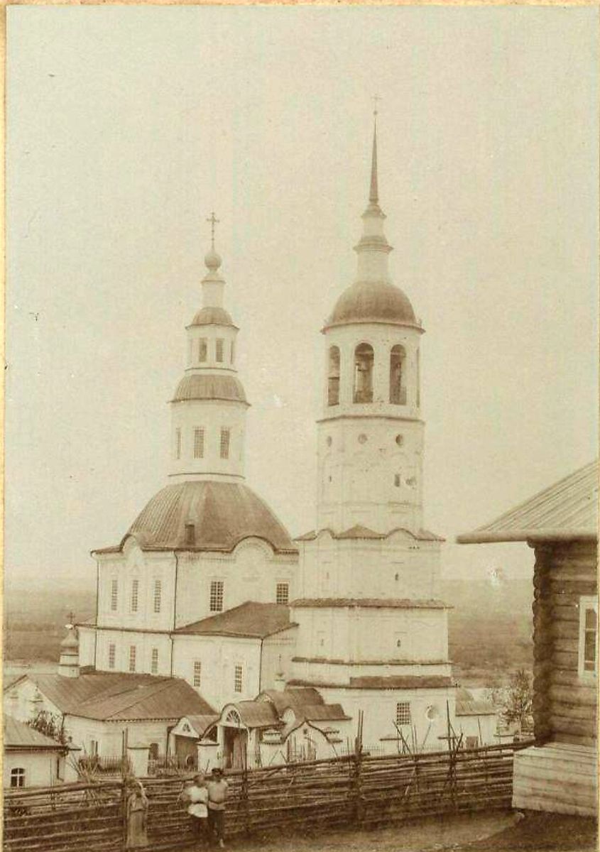 архивная фотография. Церковь Троицы Живоначальной, Шолга (Подосиновский район, Кировская область)