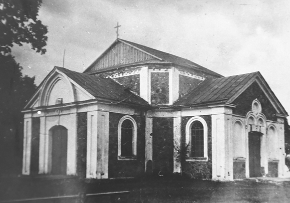 Копыль. Церковь Вознесения Господня. архивная фотография, 40-е годы