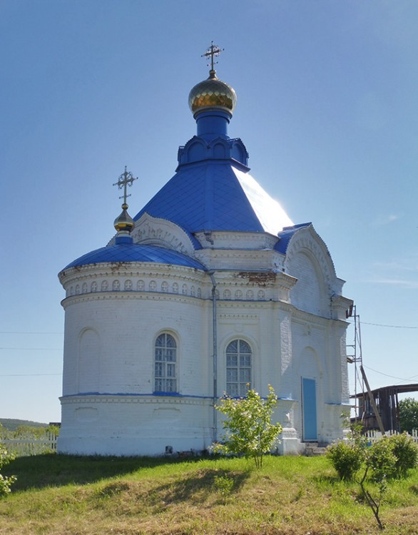 Церковь Казанской иконы Божией Матери, Чусовляны (Ирбитский район (Ирбитское МО), Свердловская область). фасады, Северо-восточный вид