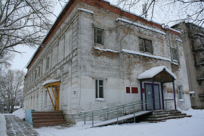 Объячево. Церковь Николая Чудотворца. общий вид в ландшафте