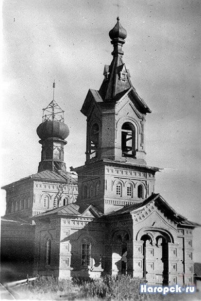 Церковь Михаила Архангела, Михайловка (Загоскино), урочище (Нагорский район, Кировская область). архивная фотография, Из газеты 
