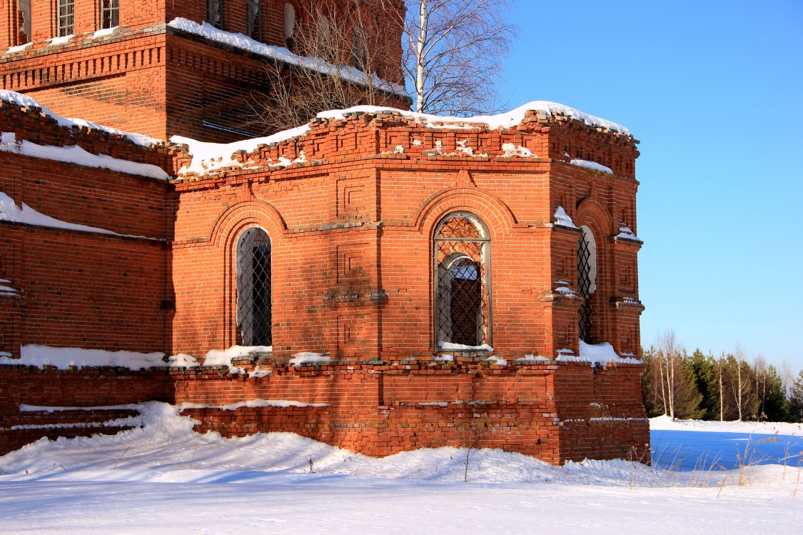 Михайловка (Загоскино), урочище. Церковь Михаила Архангела. архитектурные детали, Апсида
