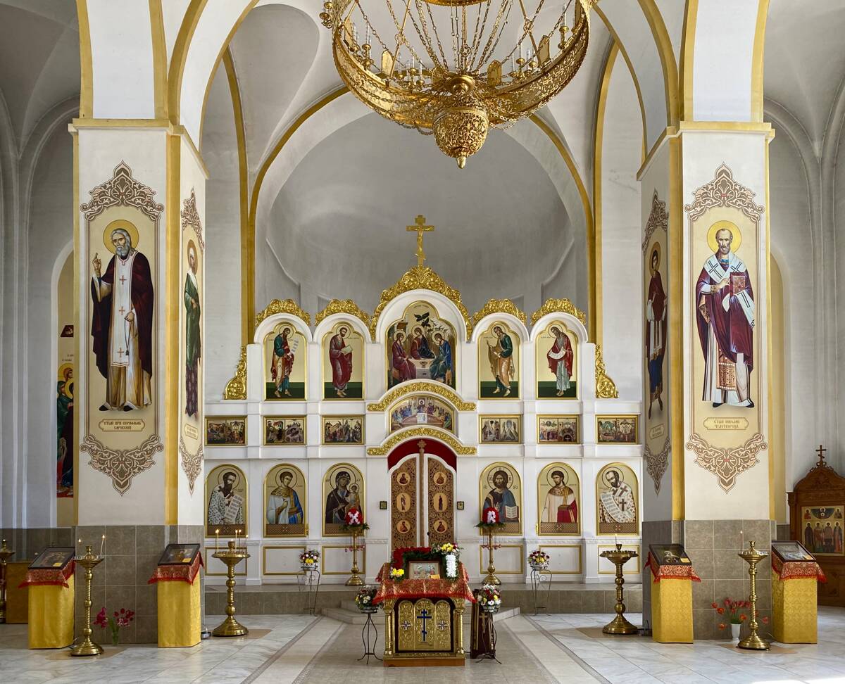 Церковь Вознесения Господня, Несвиж (Несвижский район, Беларусь, Минская область). интерьер и убранство, Интерьер, фронтальный вид
