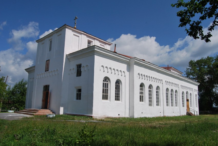 Церковь Покрова Пресвятой Богородицы, Байкалово (Байкаловский район (Байкаловский МР), Свердловская область). общий вид в ландшафте