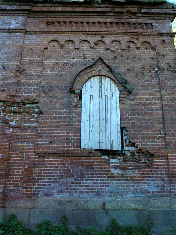 Церковь Николая Чудотворца, Синяя Никола (Красногородский район, Псковская область). архитектурные детали