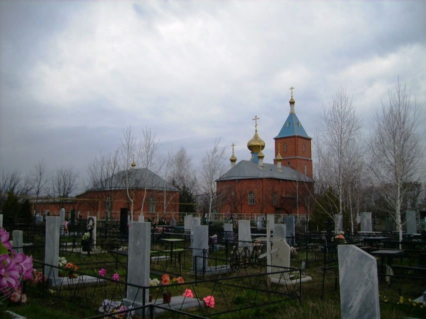 Церковь Смоленской иконы Божией Матери, Кореновск (Кореновский район, Краснодарский край). общий вид в ландшафте
