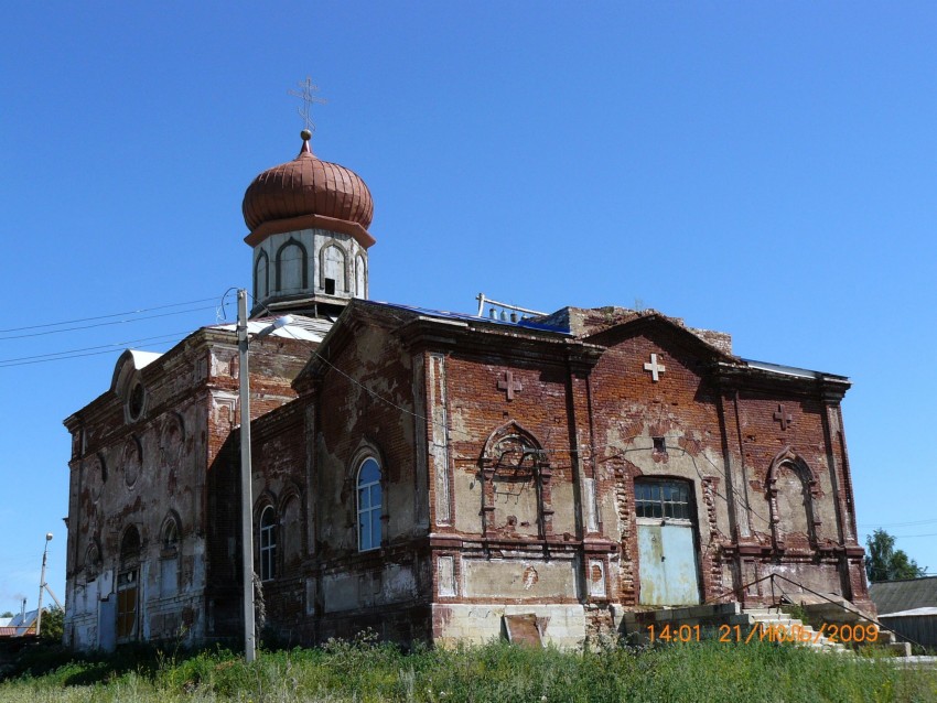 Церковь Тихона Амафунтского, Тихоново (Менделеевский район, Республика Татарстан). фасады