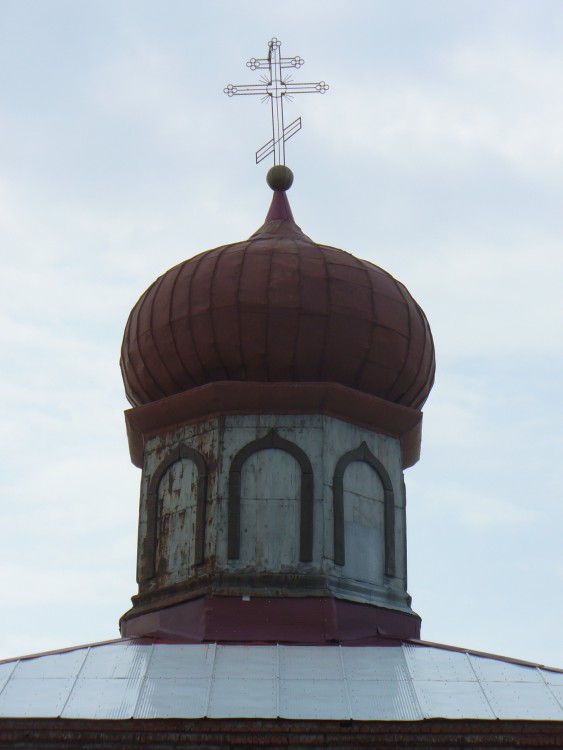 Тихоново. Церковь Тихона Амафунтского. архитектурные детали, Барабан с куполом.