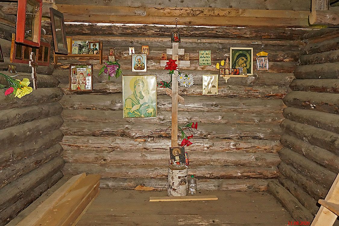 Часовня Илии Пророка, Горка (Лодейнопольский район, Ленинградская область). интерьер и убранство