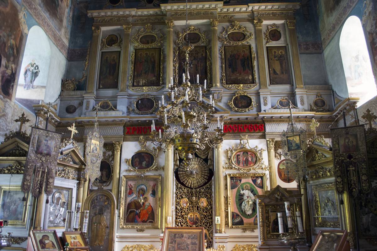 интерьер и убранство. Церковь Воскресения Христова, Вятское (Некрасовский район, Ярославская область)
