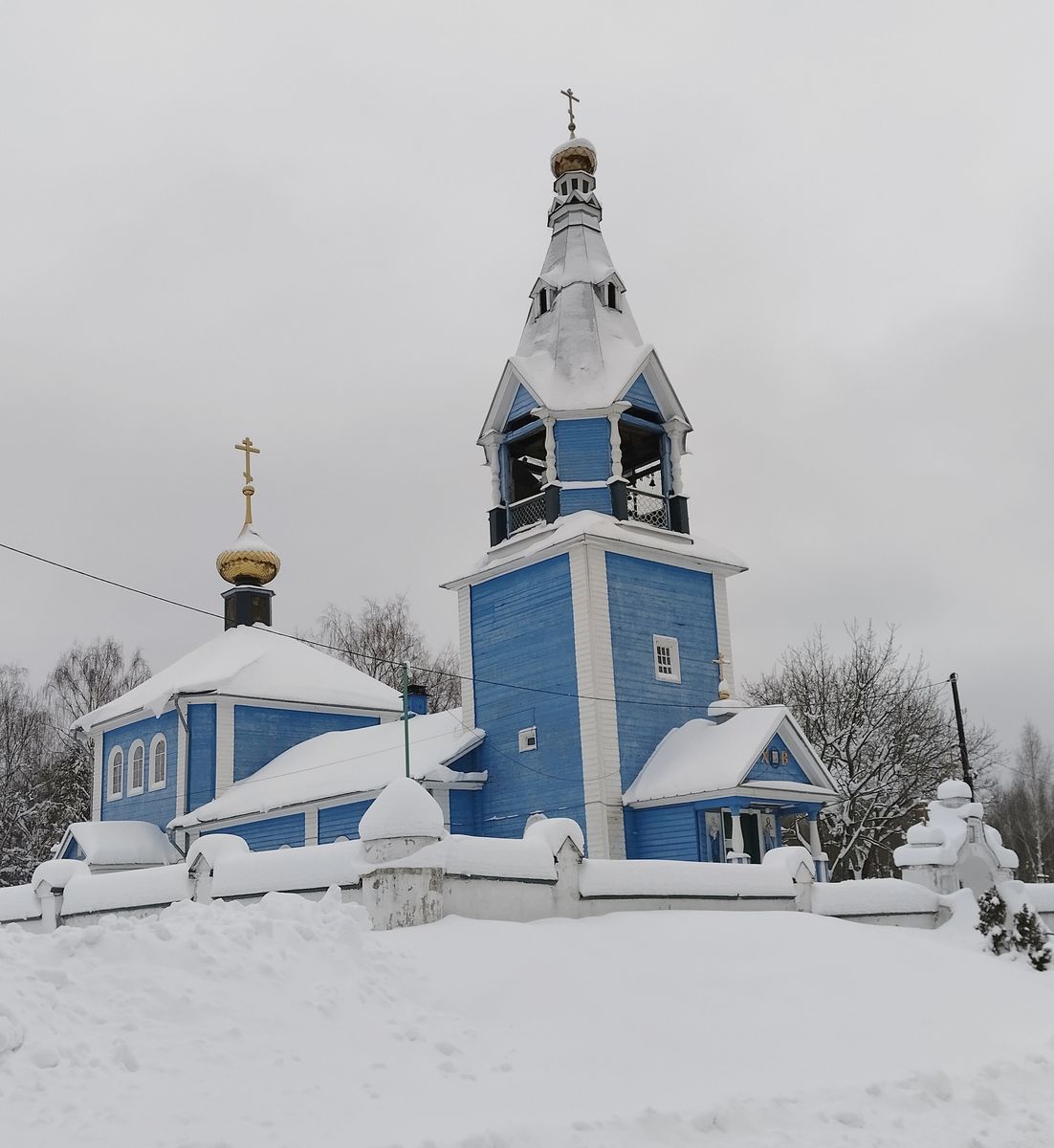 фасады. Церковь Преображения Господня, Сухаренки (Городецкий район, Нижегородская область)