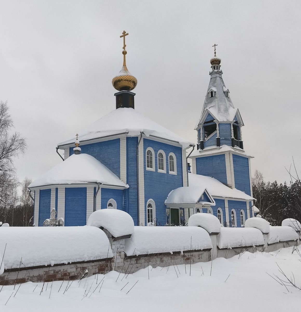 фасады. Церковь Преображения Господня, Сухаренки (Городецкий район, Нижегородская область)