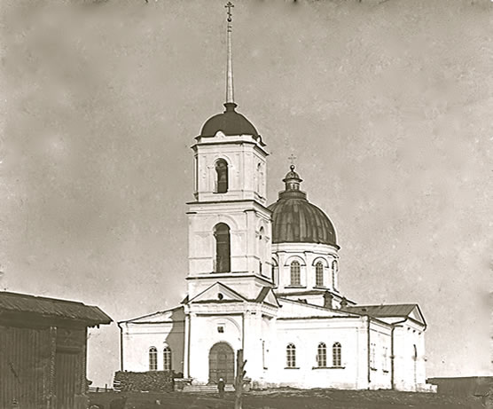 Церковь Владимирской иконы Божией Матери, Черданцево (Сысертский район (Сысертский ГО и Арамильский ГО), Свердловская область). архивная фотография, Фото начала ХХ века с сайта храма