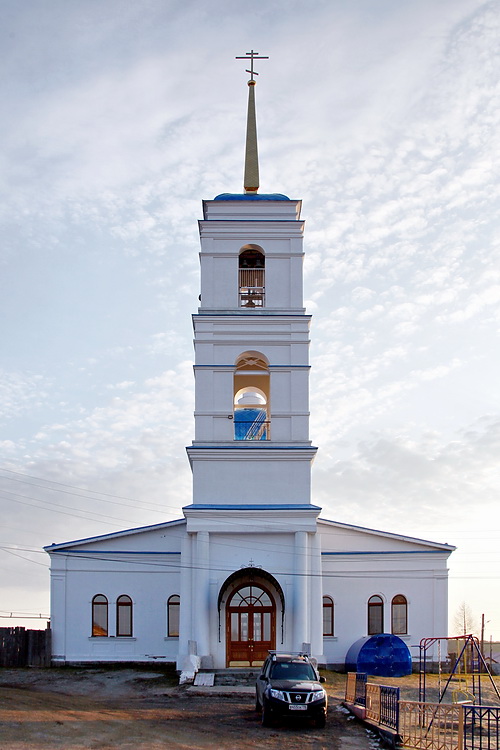Черданцево. Церковь Владимирской иконы Божией Матери. фасады, Западный фасад