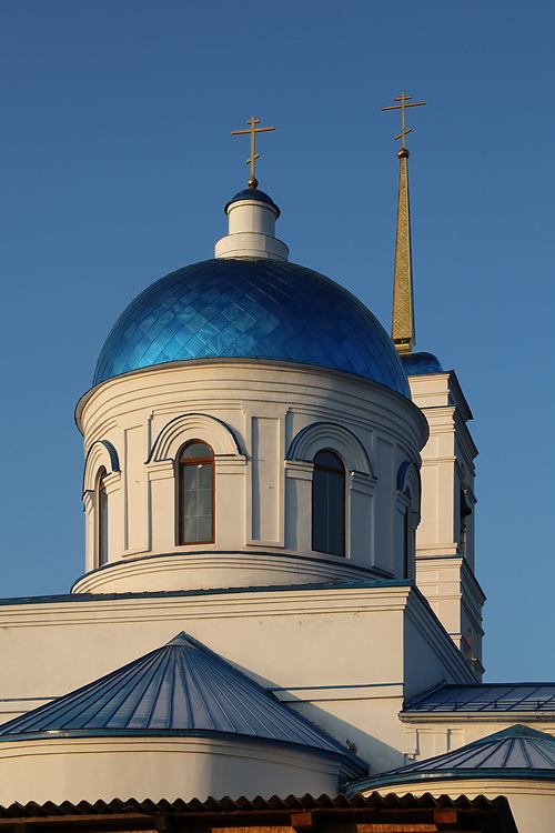 Церковь Владимирской иконы Божией Матери, Черданцево (Сысертский район (Сысертский ГО и Арамильский ГО), Свердловская область). архитектурные детали, Завершения храма