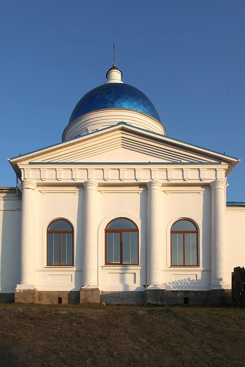 Церковь Владимирской иконы Божией Матери, Черданцево (Сысертский район (Сысертский ГО и Арамильский ГО), Свердловская область). фасады, Основной объём храма