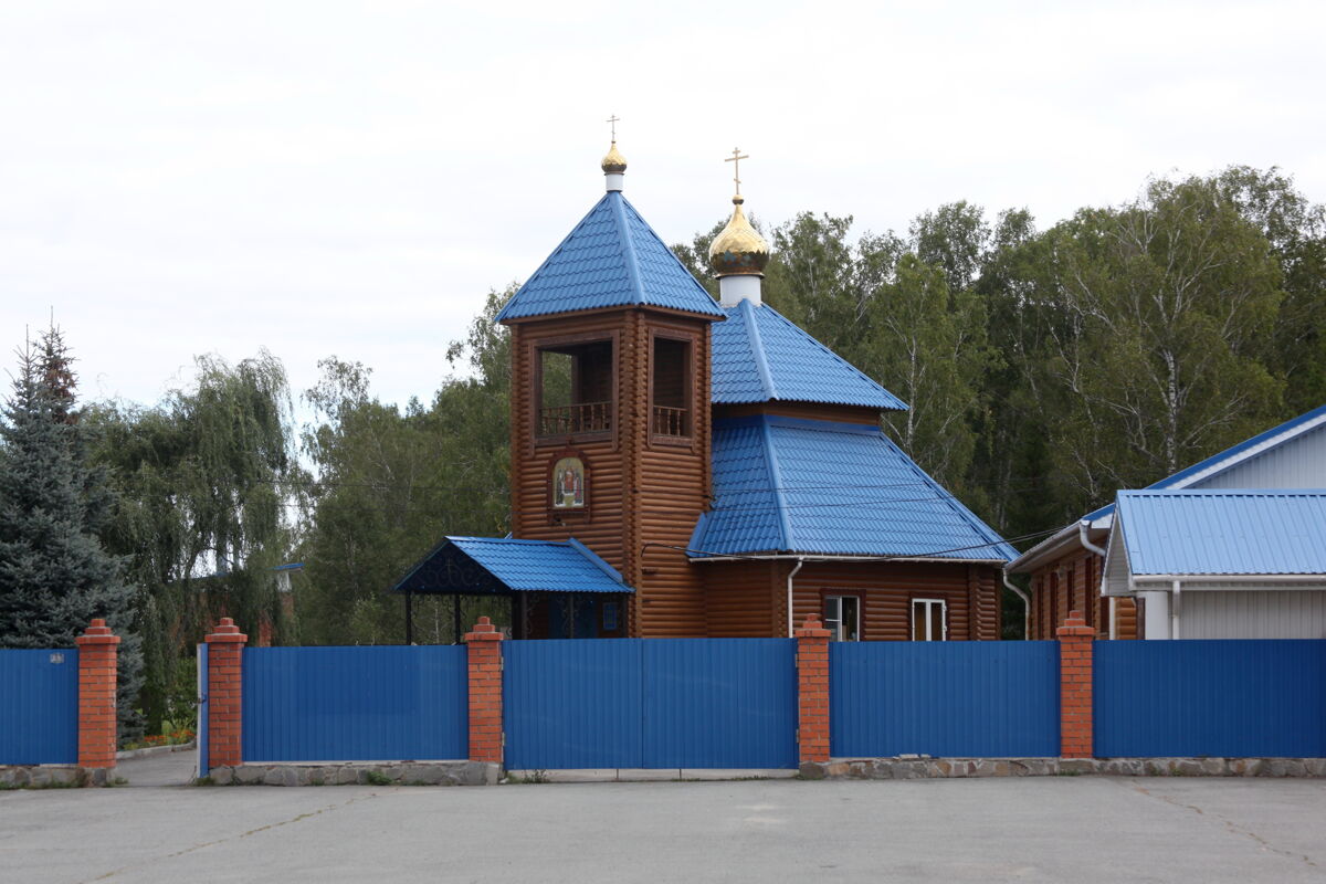 Церковь Печерской иконы Божией Матери, Шигаево (Сосновский район, Челябинская область). фасады, Вид с юго-запада