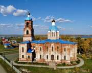 Церковь Тихвинской иконы Божией Матери, Южный фасад<br>, Губернское, Аргаяшский район, Челябинская область