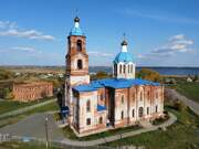 Церковь Тихвинской иконы Божией Матери, Вид с ЮЗ<br>, Губернское, Аргаяшский район, Челябинская область